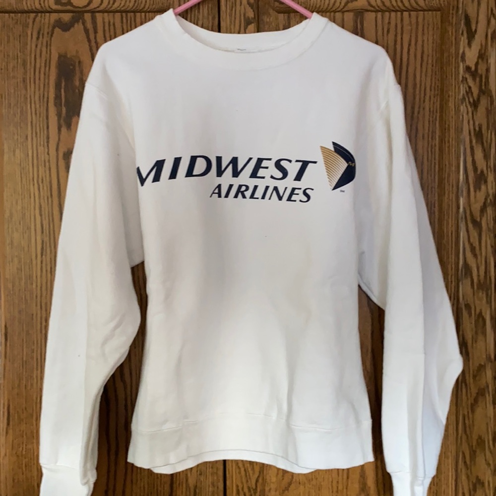 Midwest Airlines crew sweatshirt. Size small.